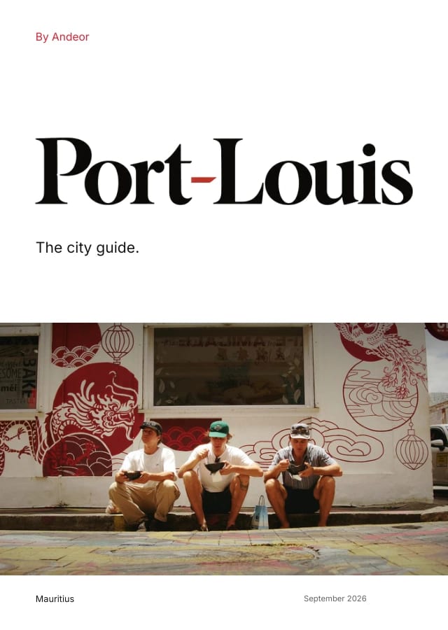 Cover of the Port-Louis guide by Andeor